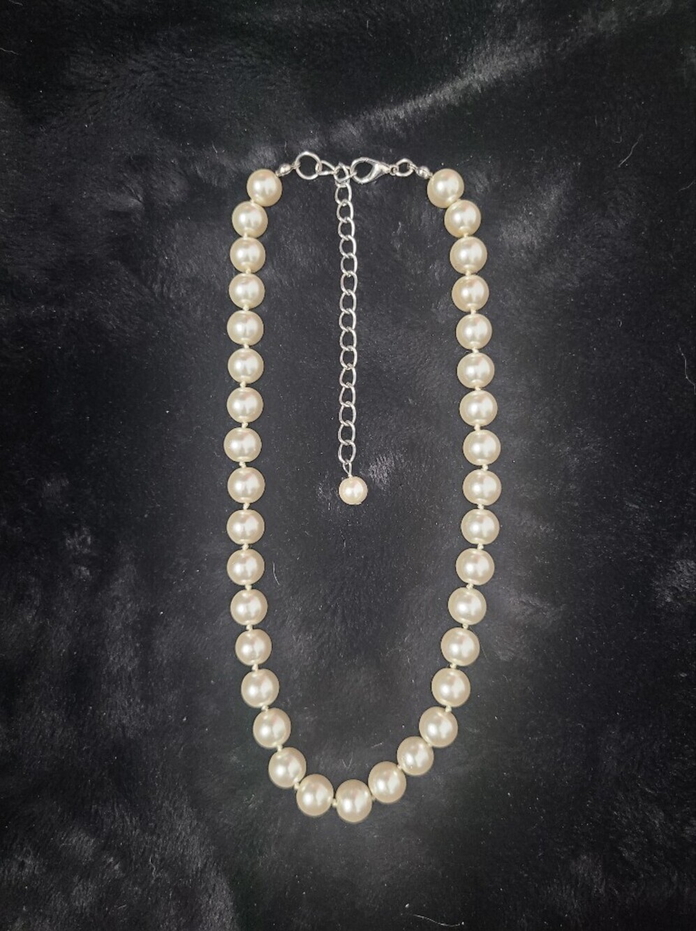 💚5/$25 Classic Ivory Faux Pearl Necklace Jewelry Single Strand